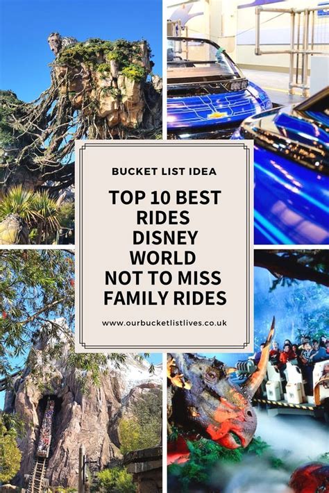 Top 10 Best Rides Disney World | Not to Miss | Family Rides | Disney ...