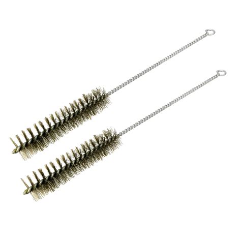 Uxcell 25mm Dia Stainless Steel Wire Tube Cleaning Brush 2 Pack ...