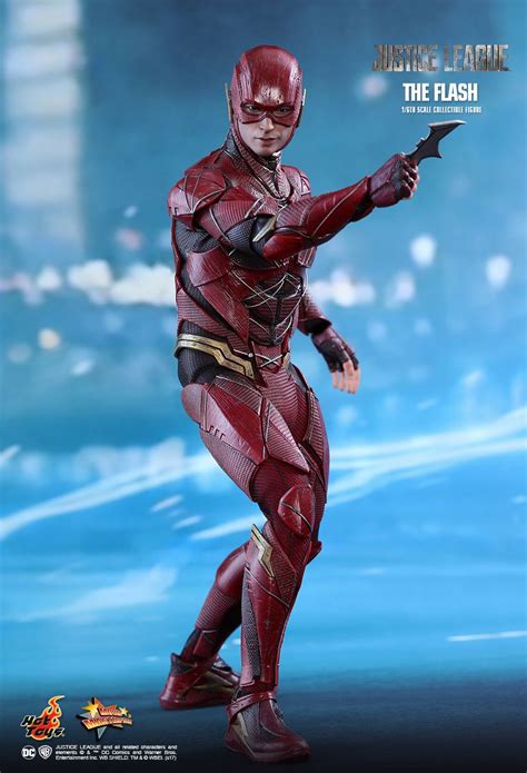toyhaven: Hot Toys MMS448 1/6th scale Justice League Ezra Miller as The Flash 12" Collectible Figure