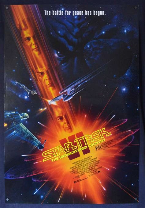 All About Movies - Star Trek 6 The Undiscovered Country One Sheet ...