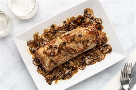 Veal Roast With Mushrooms Recipe