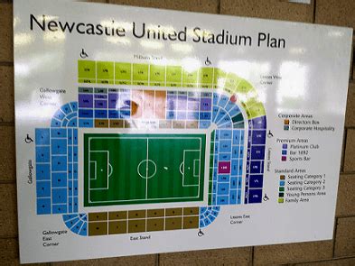 WhatsupCourtney The inside of Newcastle United St James park stadium