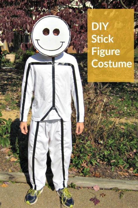 Make a DIY Stick Figure Costume for Halloween - Moneywise Moms - Easy ...