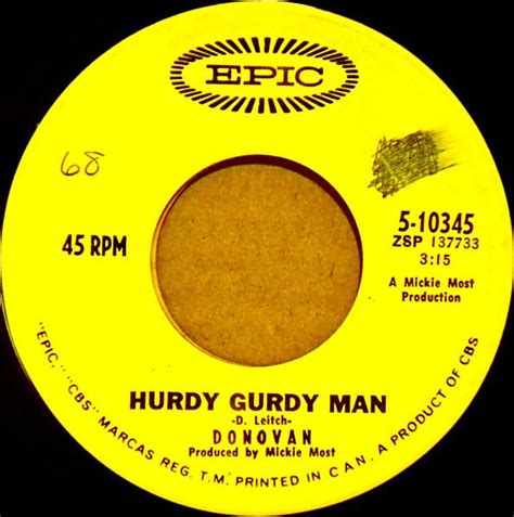 Donovan - Hurdy Gurdy Man (Vinyl, 7", 45 RPM, Single) | Discogs