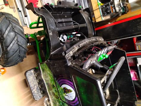 Converting 24v Grave Digger Power Wheels Into an Electric Go-kart With ...