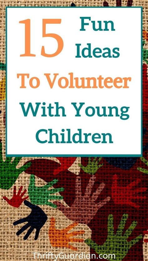 15 Ideas to Get Kids Into Volunteering | Kid volunteer ideas, Service projects for kids ...