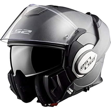 LS2 Motorcycle Helmets, Titanium, Size XL: Amazon.co.uk: Car & Motorbike