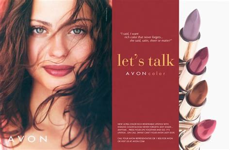 Avon Color Lipstick banner 2002 Avon Insider, Lipstick Colors, Banner, Let It Be, Celebrities ...