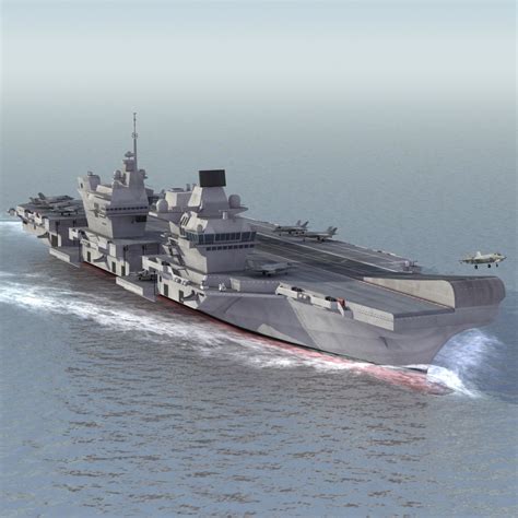 3d model queen elizabeth aircraft carrier