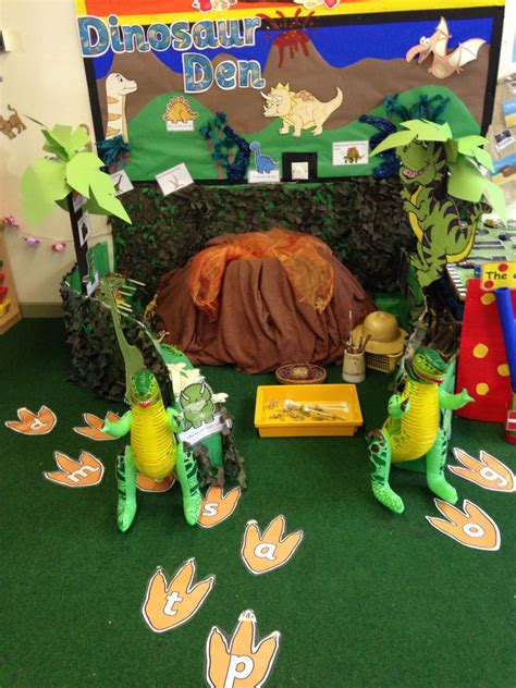 Dinosaur den role play for reception class. Dinosaur Classroom ...