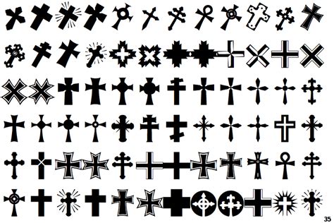 Fontscape Home > Symbols > Crosses