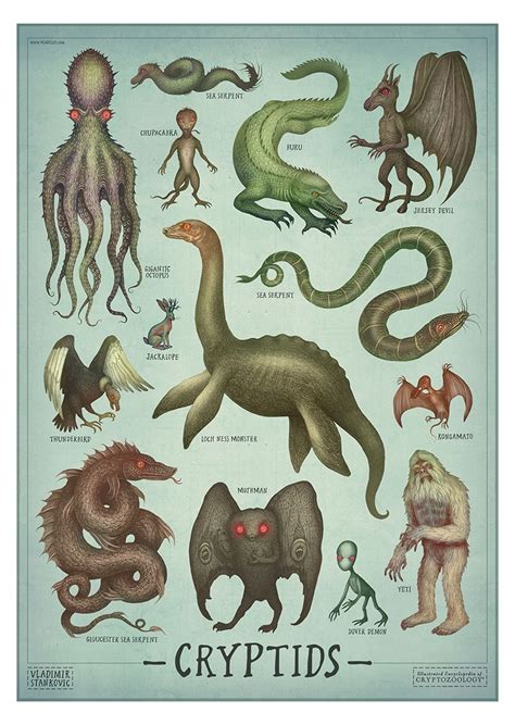 CRYPTIDS by V-L-A-D-I-M-I-R | Arte de criaturas míticas, Criatura, Criaturas fantásticas