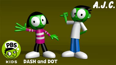 Dash and Dot 3D models (with download) by AldrineRowdyruff on DeviantArt