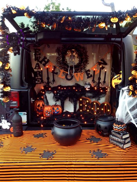 Trunk or treat, Halloween car decorations, Truck or treat