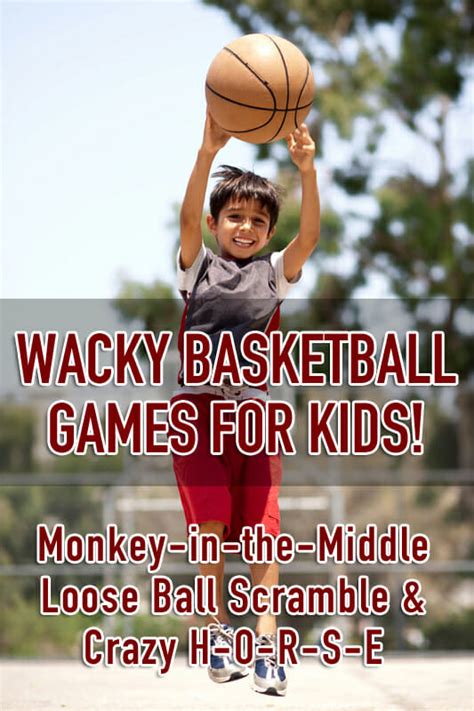 Kids Basketball Drills: Monkey-in-the-Middle, Crazy H-O-R-S-E