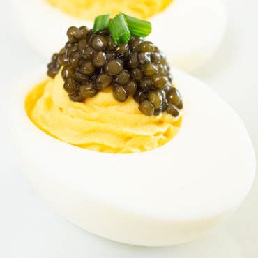 Caviar Deviled Eggs