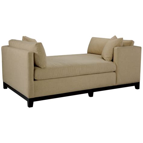 Leather Double Chaise Lounge | Foter