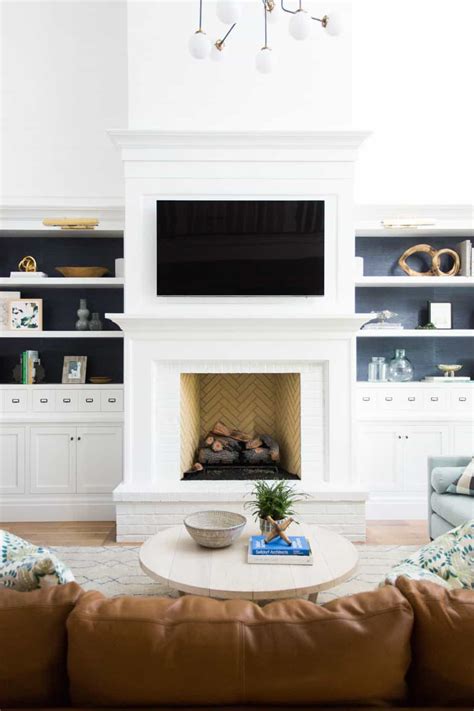 White Brick Fireplace Decorating Ideas – I Am Chris