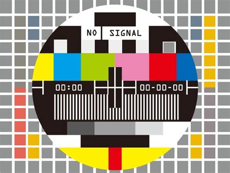 Television Test Screen No Signal Free Vector Download | FreeImages