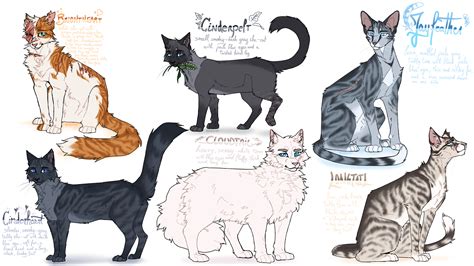 back with more warrior cats designs! : r/WarriorCats