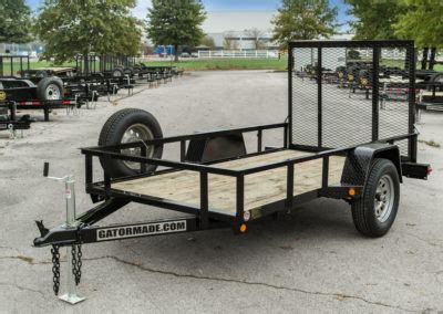 Heavy-Duty, Professional Grade 5x10 Utility Trailers - Gatormade