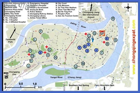 Chongqing Metro Map - ToursMaps.com