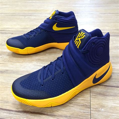 Nike Kyrie 2 EP II Irving Cavs Playoffs PE Navy Gold Mens Basketball 820537-447 | Nike ...