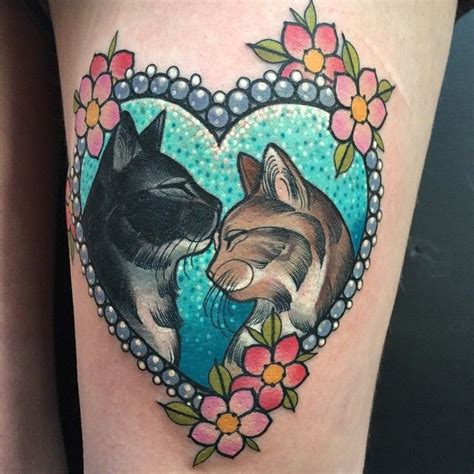 FYeahTattoos.com — simplejustin: SO CUTE OH MY GOD | Cat tattoo designs, Traditional tattoo ...