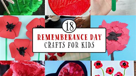 18 Easy Remembrance Day Poppy Crafts - Happy Toddler Playtime