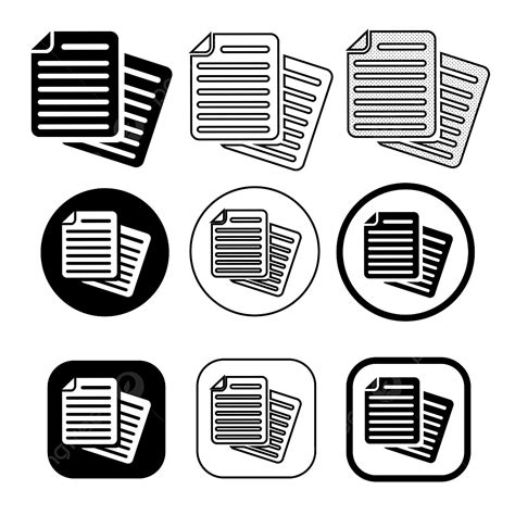 Doc File Vector PNG Images, Simple Document File Icon Paper Doc Sign, Document Icons, File Icons ...