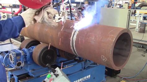 Automatic pipe welding machine (GTAW +GMAW+GMAW) - YouTube