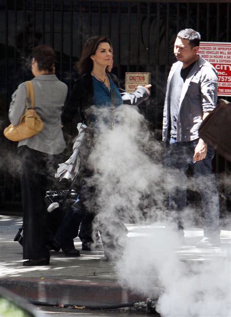 Sela Ward on Set - CSI:NY Photo (14360016) - Fanpop