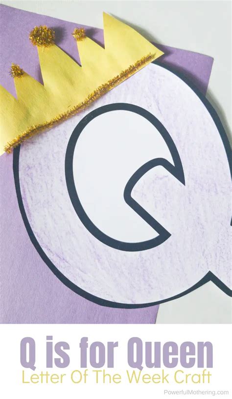 Letter Q Craft: Queen