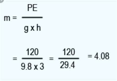 Potential Energy Formula