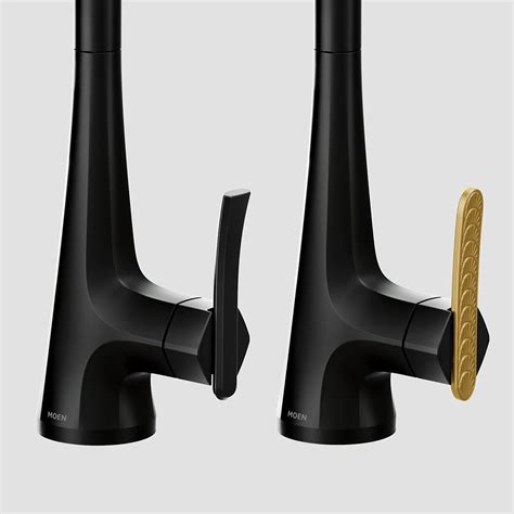 Moen® Matte Black High Arc Kitchen Faucet | Cabinets To Go