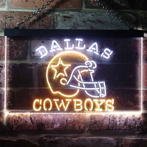 Dallas Cowboys Helmet LED Neon Sign - Legacy Edition - neon sign - LED ...