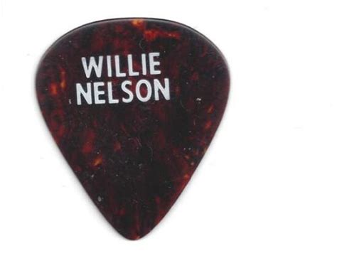 WILLIE NELSON GUITAR PICK 2nd CUSTOM PLECTRUM ULTRA RARE STAGE CONCERT ARTIST | eBay