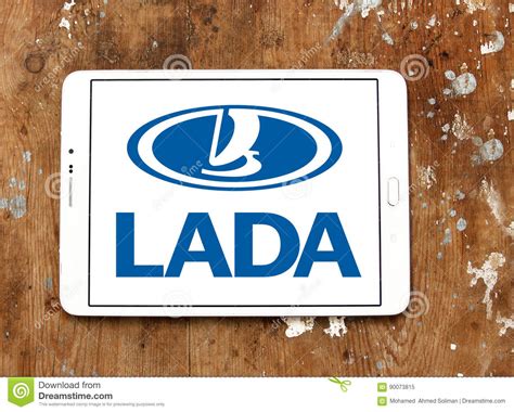 Lada car logo editorial image. Image of brand, buses - 90073815