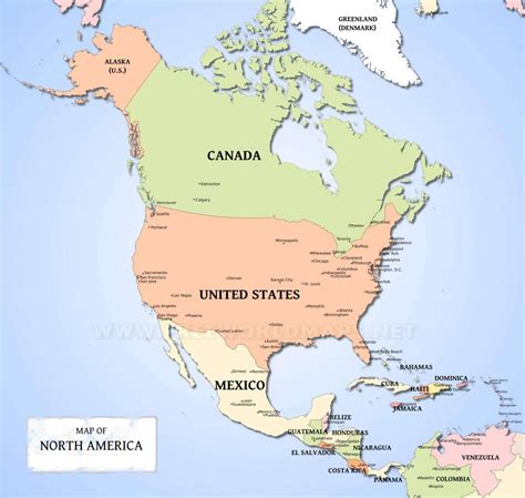 Lista 102+ Imagen De Fondo El Mapa De América Del Norte Actualizar