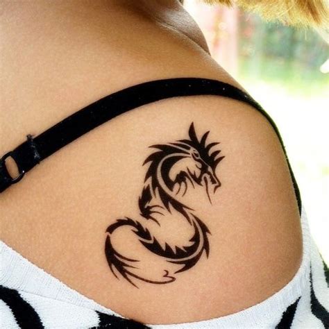 tatouage petit dragon 14629291181200 Tribal Dragon Tattoos, Small ...