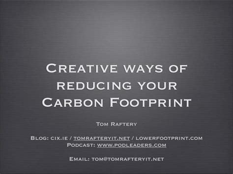 Reducing a data center's carbon footprint | PPT