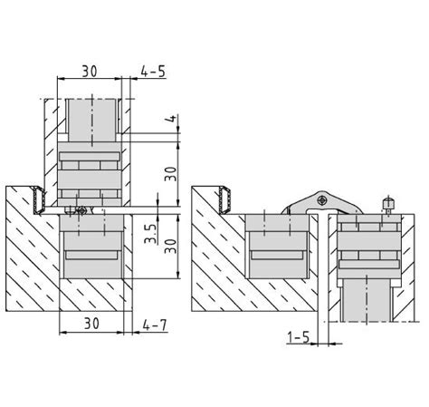 SB un Partneri - Self-closing concealed hinges PIVOTA® DXS 61 3-D "Close"