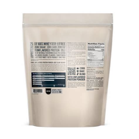 Isopure Zero Carb Unflavored Whey Isolate Protein Powder, 1 lb - Harris ...