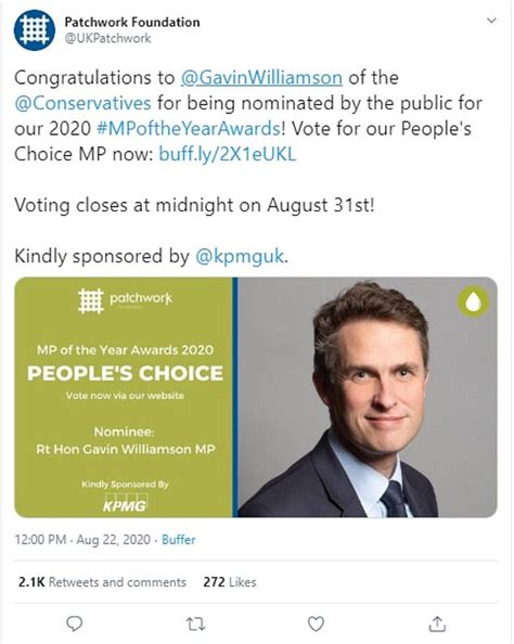 Fury as Education Secretary Gavin Williamson is nominated for MP OF THE ...