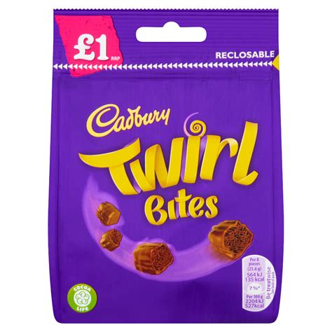 Cadbury Twirl Bites £1 Chocolate Bag 95g