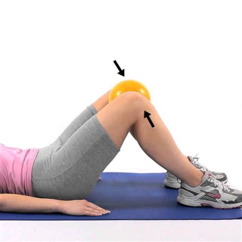 Adductor Squeezes Supine by Karina Scheers - Exercise How-to - Skimble