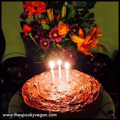The Spooky Vegan: Vegan Chocolate Birthday Cake