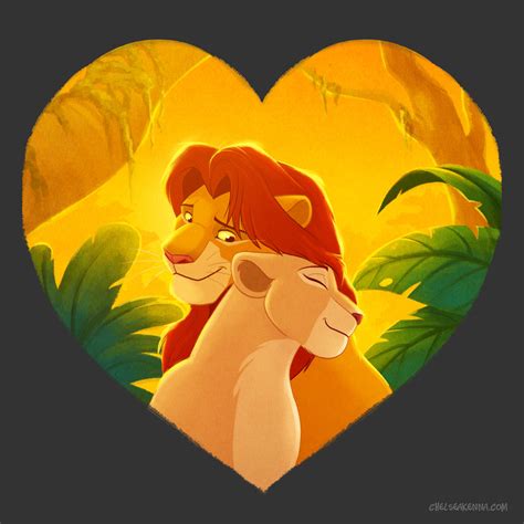 Simba and Nala Love