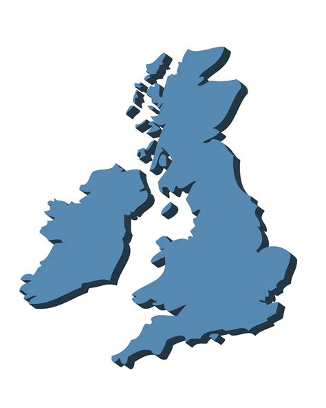 Uk Map Silhouette - ClipArt Best