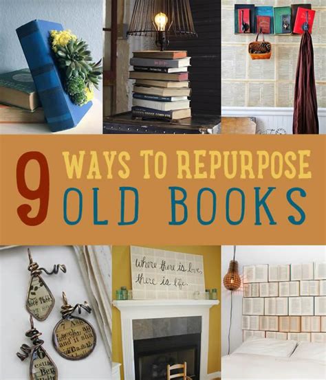 9 DIY Projects Made From Old Books | Art Of Upcycling | DIY Projects | Old book crafts, Upcycled ...